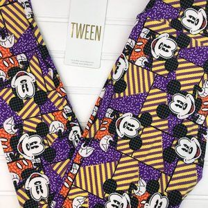 Tween Lularoe Disney Leggings Mickey Mouse BRAND NEW purple yellow Petite womens